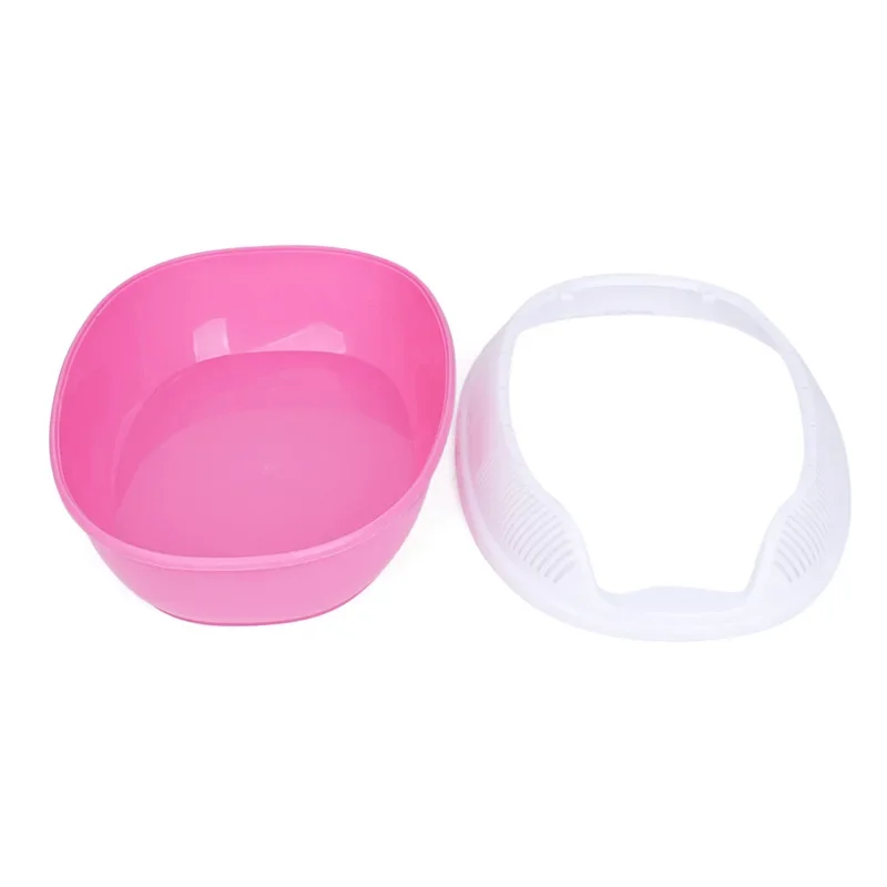 Small Cat Litter Tray Home Plastic Self-cleaning Sandbox Small Pet Bedpan Teddy Anti-splash Toilet