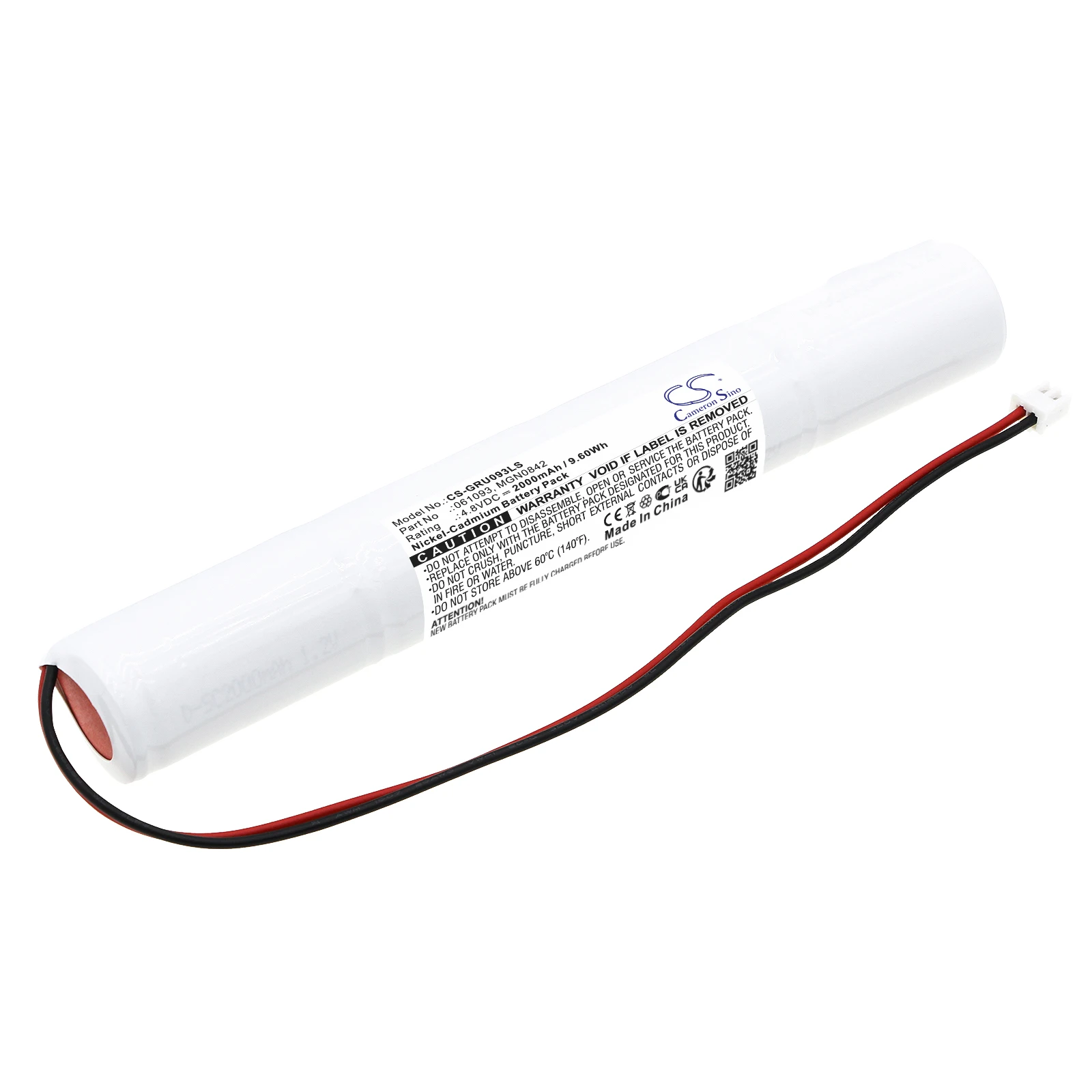 CS Replacement Battery For Legrand IP66 ECO1 061093, MGN0842 2000mAh / 9.60Wh Equipment, Survey, Test