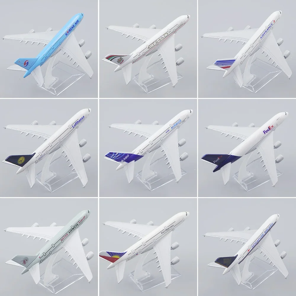 

Scale 1/400 Metal Airplane Model A380 Metal Airplane Die-Casting Simulation Children's Toys, Birthday Gifts, Ornaments