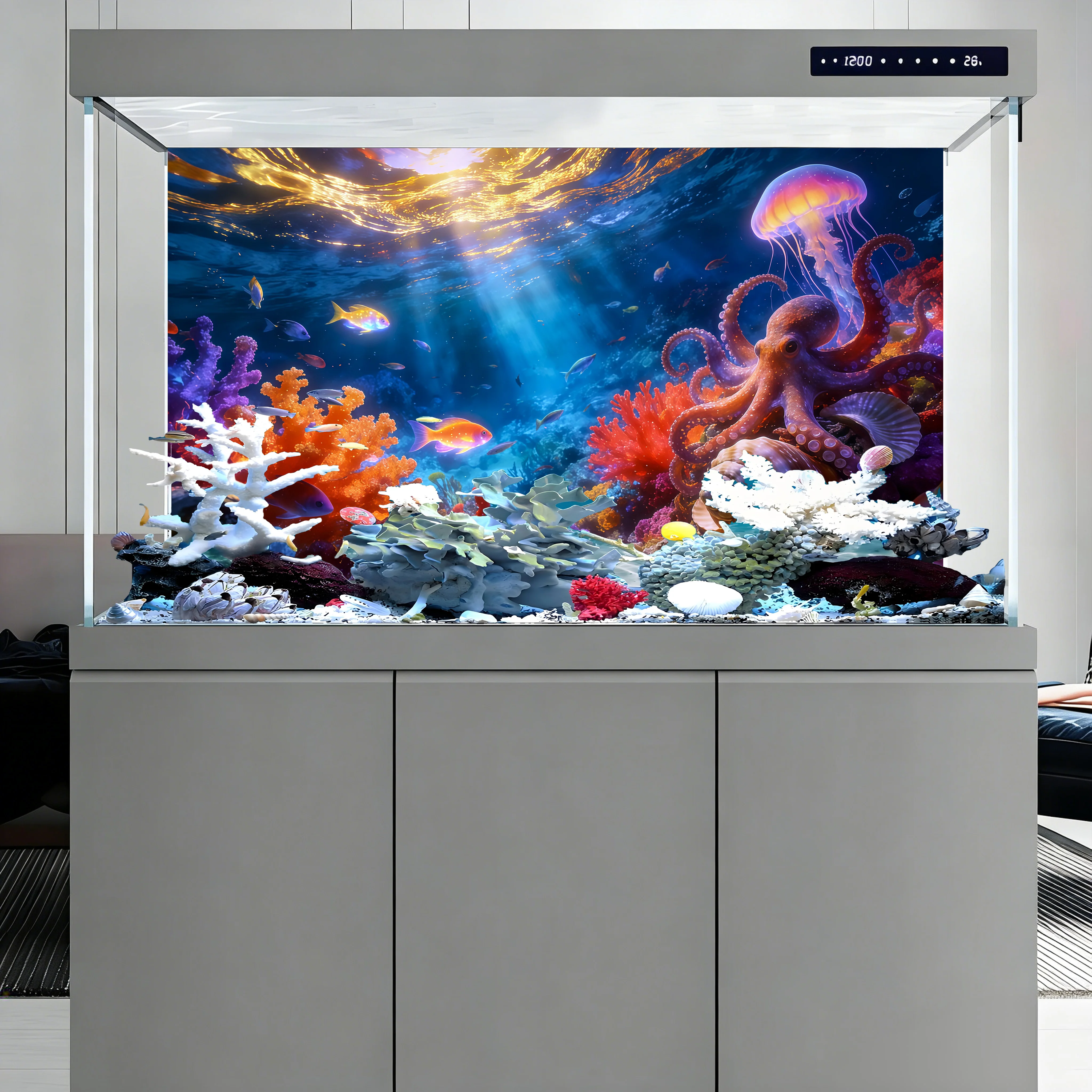 Octopus Paradise, achtergronda - Aquarium Fish Paradise recensie en prijs