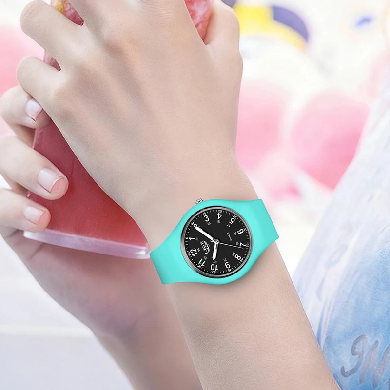 LIGE Simple Women Watch Silicone Waterproof Wristwatch Quartz Watches For Women Clock Ladies Watch Gift Reloj Mujer Montre Femme