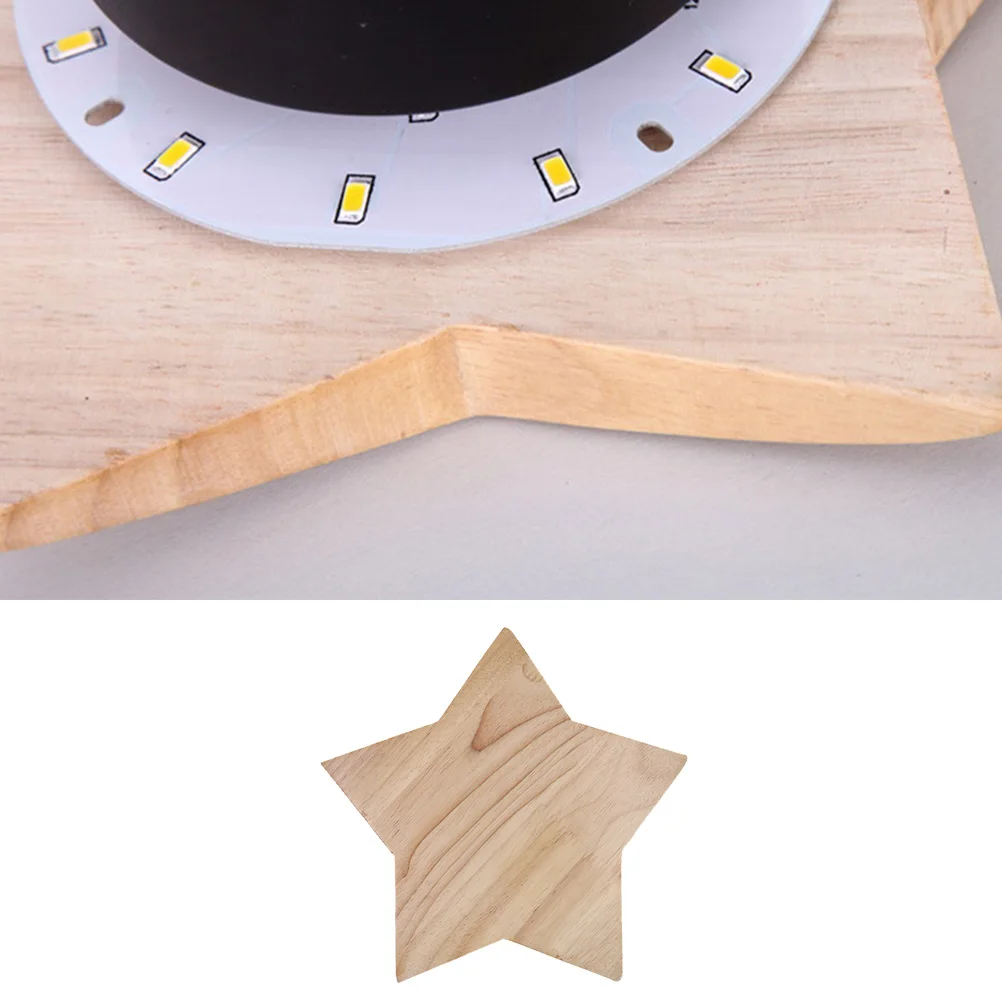 

LED Wooden Star Wall Lamp Modern Creative Cartoon 15W Night Light Bedside Lamp for Baby Kids Bedroom Living Room Corridor Aisle
