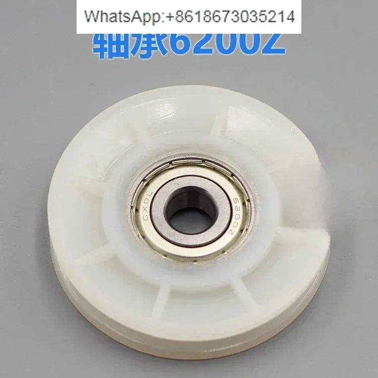 10  PCS  Elevator nylon rope wheel 60 * 6200 portal crane wire rope wheel, elevator floor door drive wheel 60MM