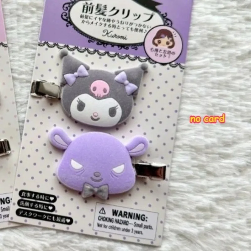 Kawaii My Melody Hairpins Cartoon Cute Sugarbunnies Kuromi Hair Clips Sweet Girls Bangs Side Clip for Best Friend Birthday Gift view 5