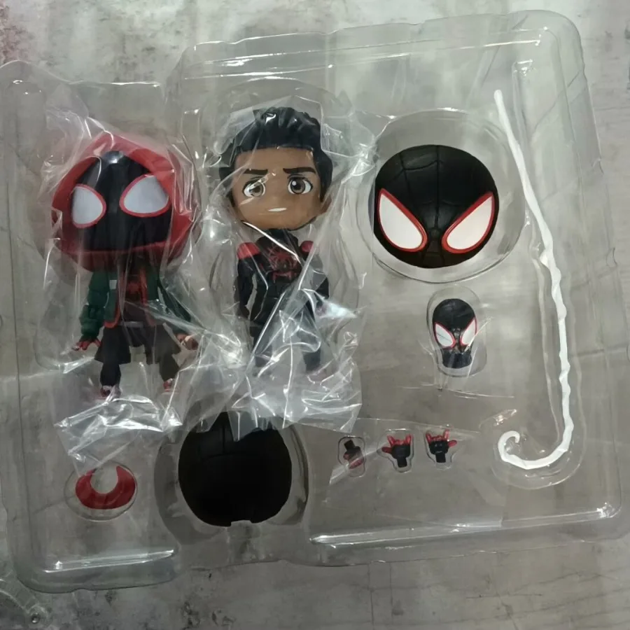 Marvel The Avengers Spider-Man: Into The Spider-Verse Miles 1180-DX PVC Action Figures Collection Model Kids Gift Toys 10cm