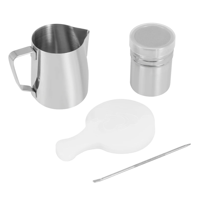 Milk Effervescent Pot With Internal Measurement,Steam Pot For Coffee Cappuccino Latte Art Perfect For Espresso Machines