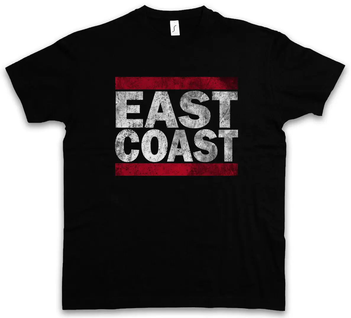 Футболка EAST COAST Run Fun DMC США Новая городская группа Side West