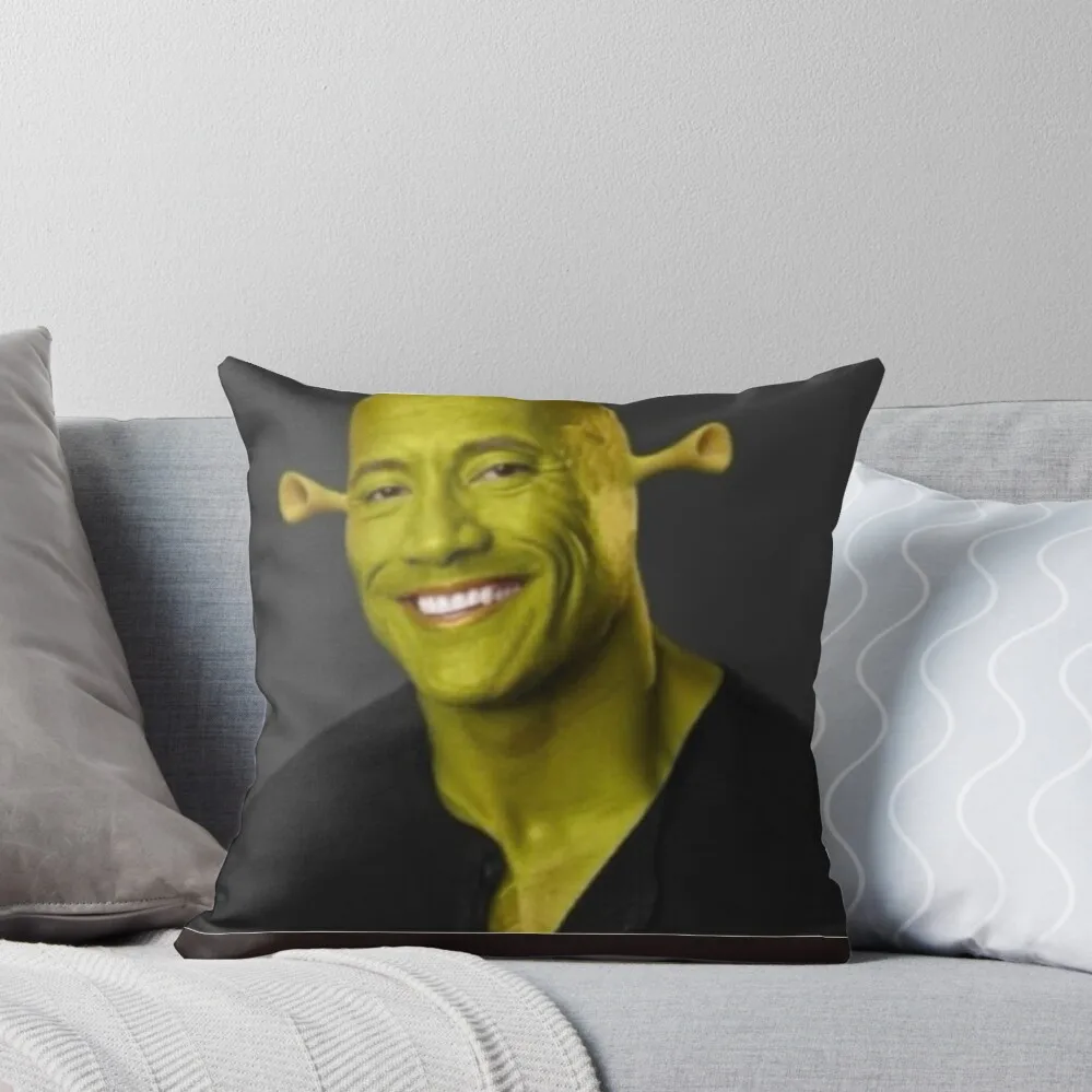 

Dwayne &x27;The Shrok Johnson Classic T-Shirt Throw Pillow christmas pillowcases Cushions For Sofa covers for pillows pillow