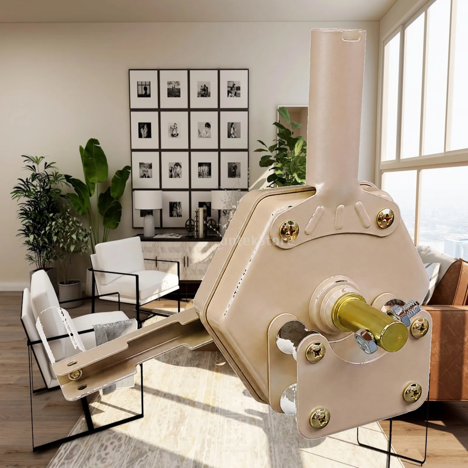 Kr Gold Side Curl Greenhouse Film Roller Winder for Roll Up Motor Greenhouse Plastic Roll Up to 100m