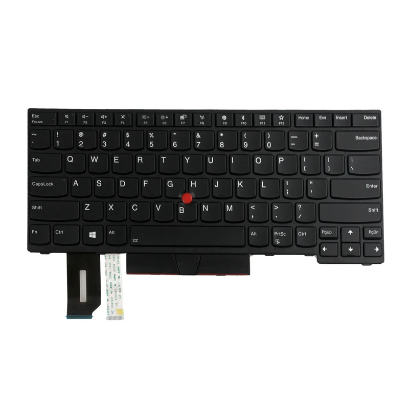 M   Keyboard US NOBacklit FOR Lenovo ThinkPad E480 L480 L380 Yoga T480s T490 01YP440
