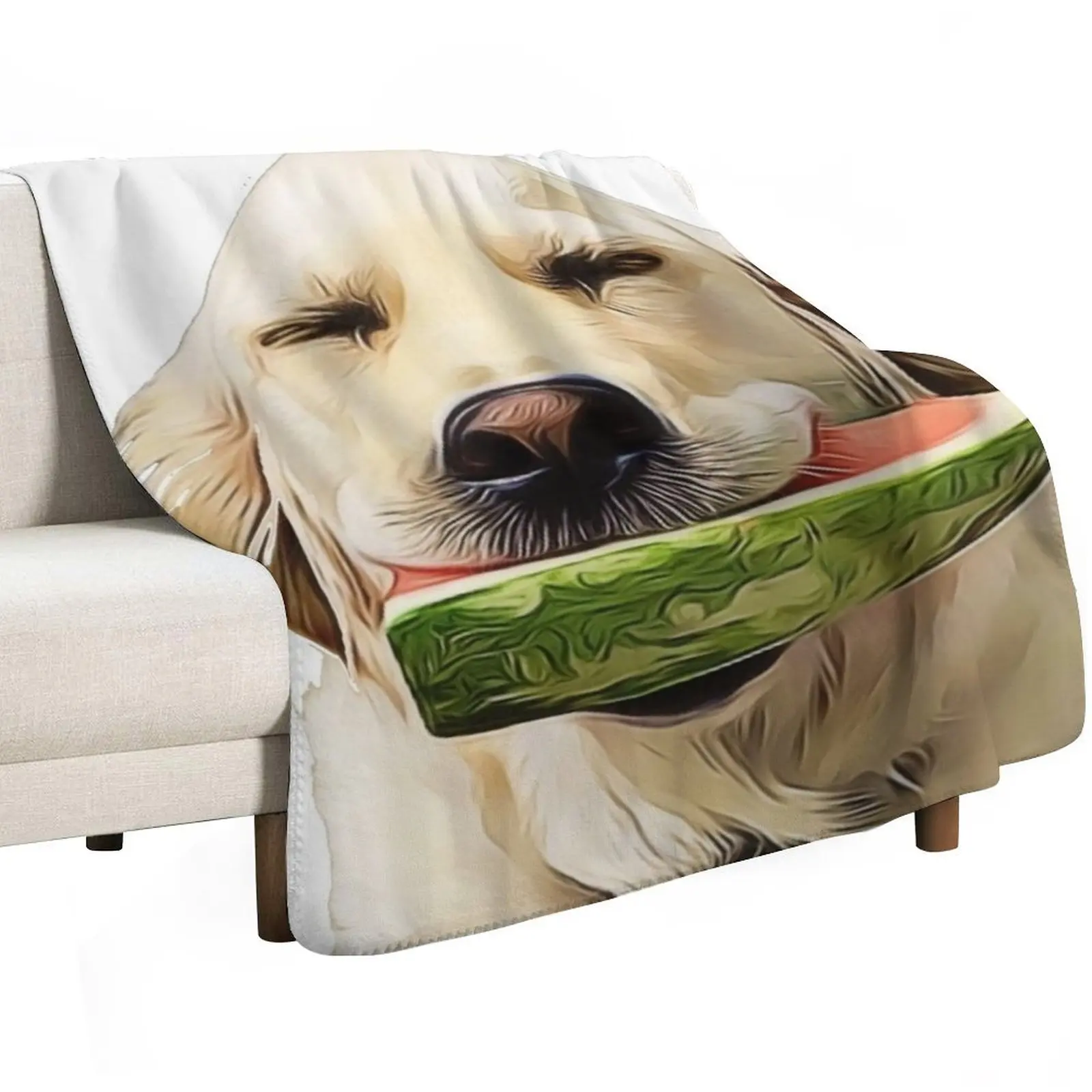 Golden Retriever Throw Blanket Tourist Single halloween Soft Beds bed plaid Sofas Blankets