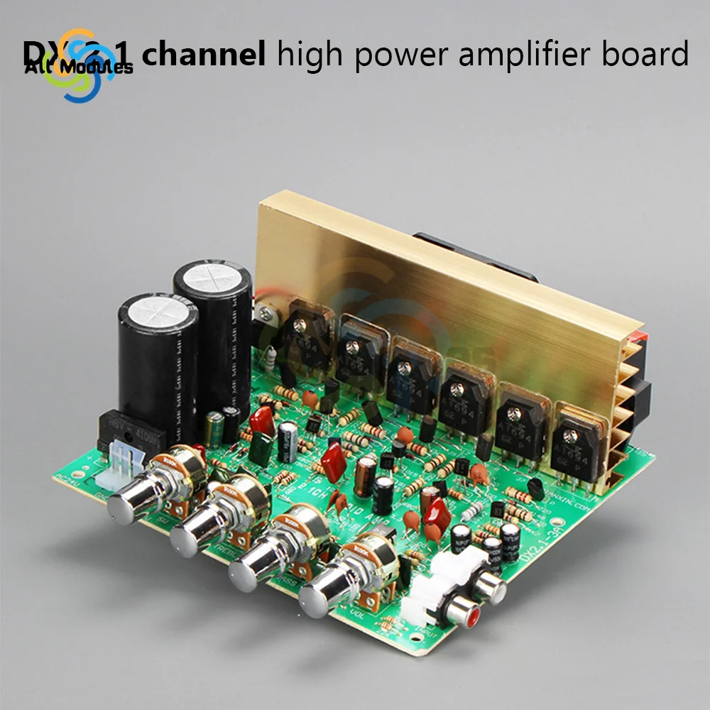 Power Amplifier Board 3×80W DX-2.1 Channel High Power Subwoofer Speaker Amplifier Board AC18-24V Low Noise