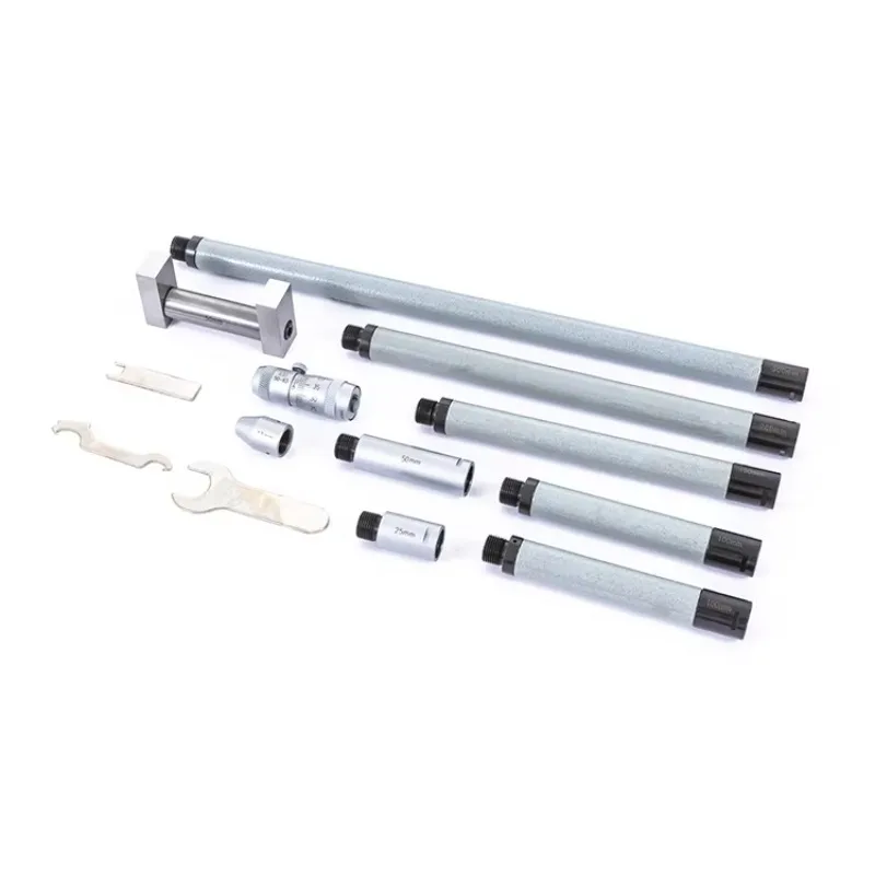 Venda quente Dasqua Tubular Dentro Micrômetro 50-1000mm Tubular Dentro Micrômetro Conjunto Com Haste de Extensão