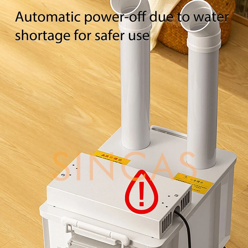 เครื่องทำความชื้นแบบอัลตราโซนิคอุตสาหกรรม25L เครื่องทำความชื้นขนาดใหญ่ Sprayer220-240V เครื่องทำหมอกความชื้นในเชิงพาณิชย์อัจฉริยะ