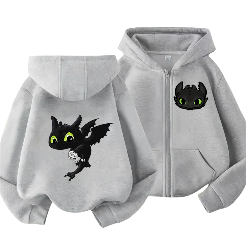 Sudadera Kawaii de cómo entrenar a tu dragón para niños, ropa de salud para niños, ropa para niñas, moda para bebés, top de otoño