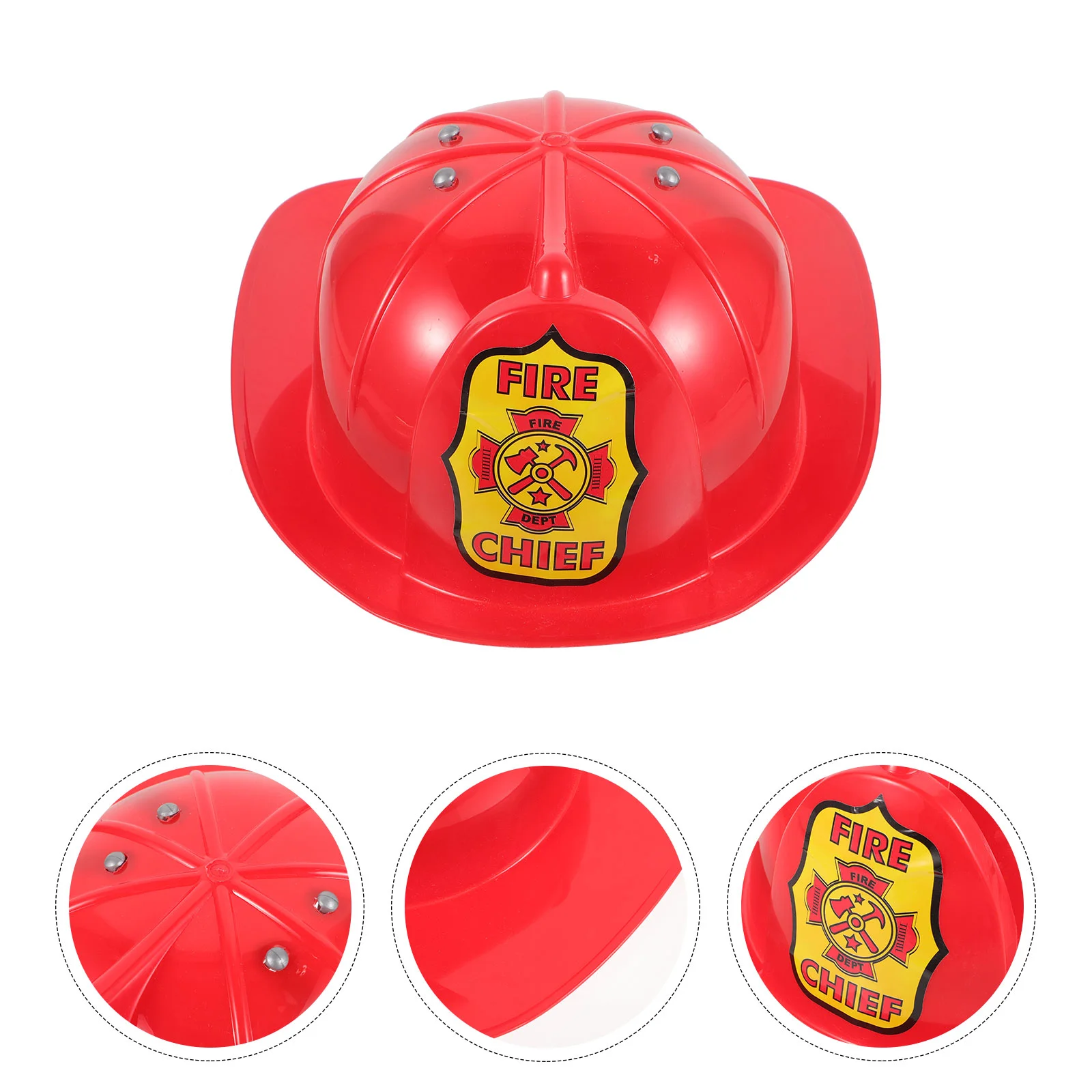 Kid Firefighter The Hat Children Fireman Costume Accessory Pretend Dress up