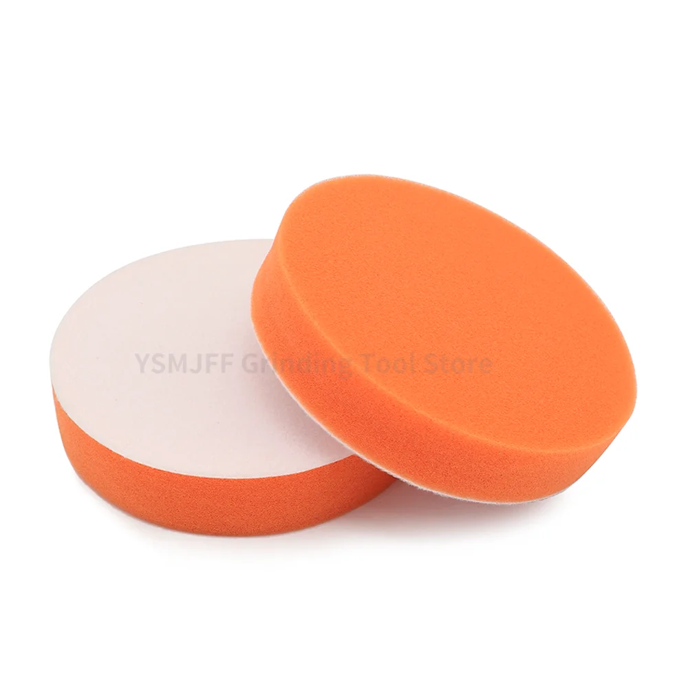 Foam Drill Buffing Sponge Pad 125mm 150mm Orange Sponge Rubbing Ruber Buffing Sponge Pad for Auto Detailing Car Waxing Polishing