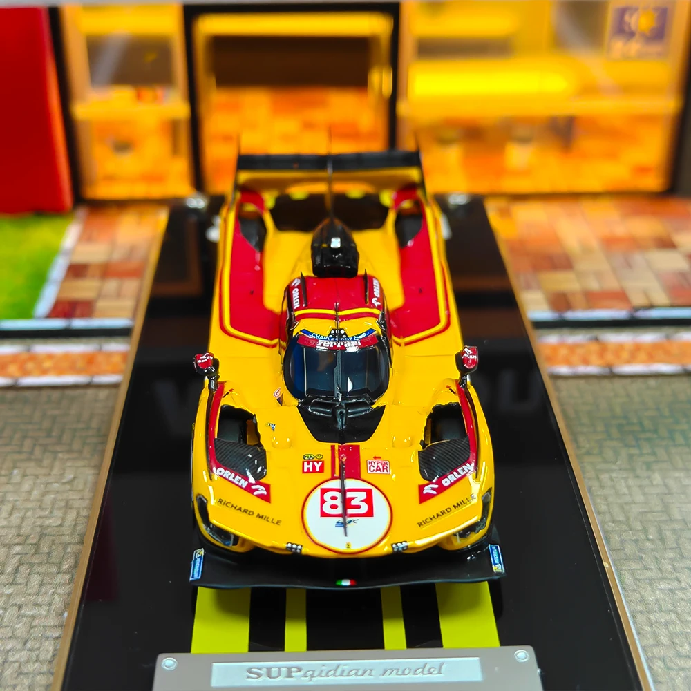 نموذج سيارة من الراتنج 1/64 Sup 499P AF دورة السيارة # 83 2024 24 ساعة ليمانز