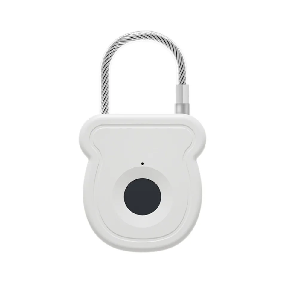 

Keyless Waterproof Smart Padlock ABS Material USB Charging Keyless Lock 0.5sec Unlock Portable Fingerprint Lock Gym Locker