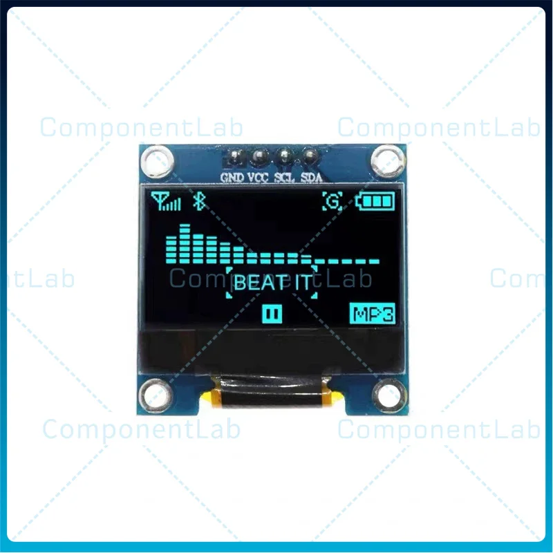 

3-10pcs 0.96-inch OLED Screen 128x64 LCD Display Module SSD1306 Serial/Parallel I2C Interface 4-Pin Module