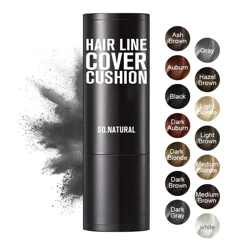 Instant Hairline Powder Fast Covering Hair Root Concealer Eyebrow and Beard Lines and Long-lasting Wind and Sweat Resistant