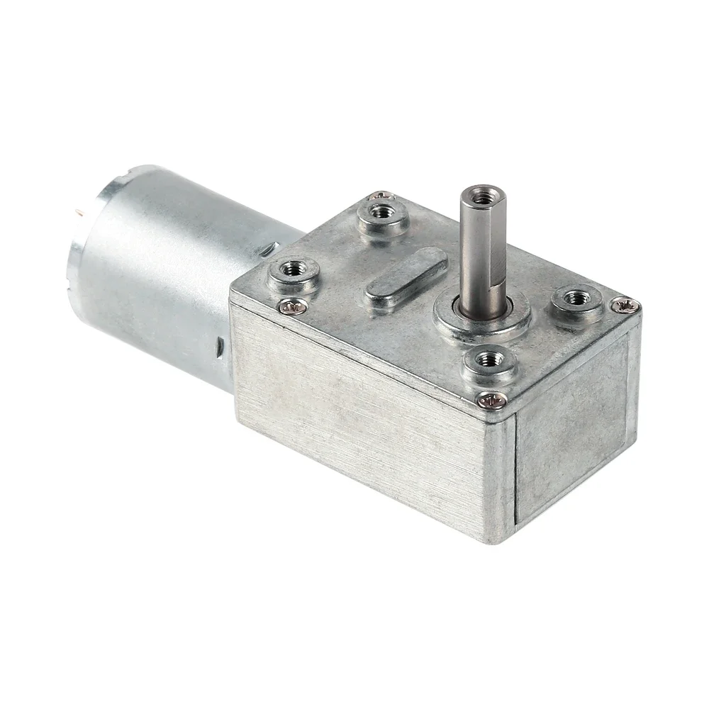 GW4632Y370 Worm Gear Right Angle DC 90 Degree Reduction Motor with Self-locking 6V12V24V