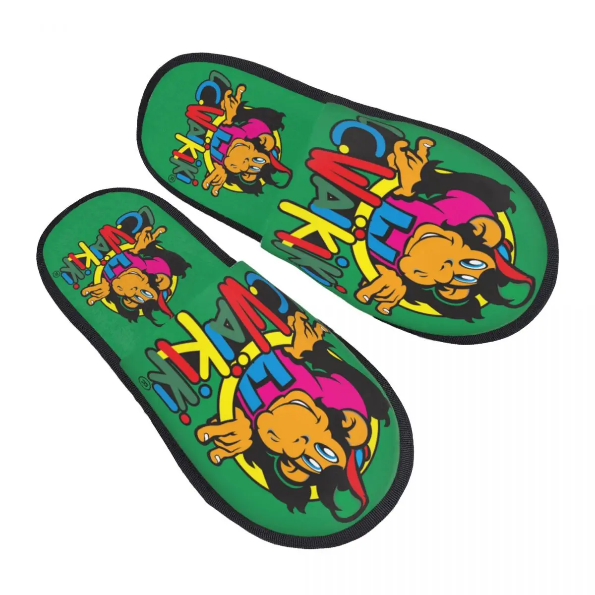 

Custom Hip Hop Monkey Soft Memory Foam House Slippers Women Comfy Warm Anti-skid Sole Slipper