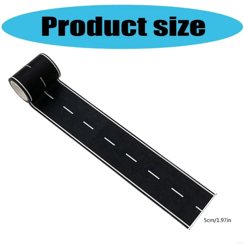 LXAA ROAD TRACK TAPE 50 MMMX5M Racetrack Sticker Tape for Journal Planner Photo Frame Frame Scrapbooking Background Tape for