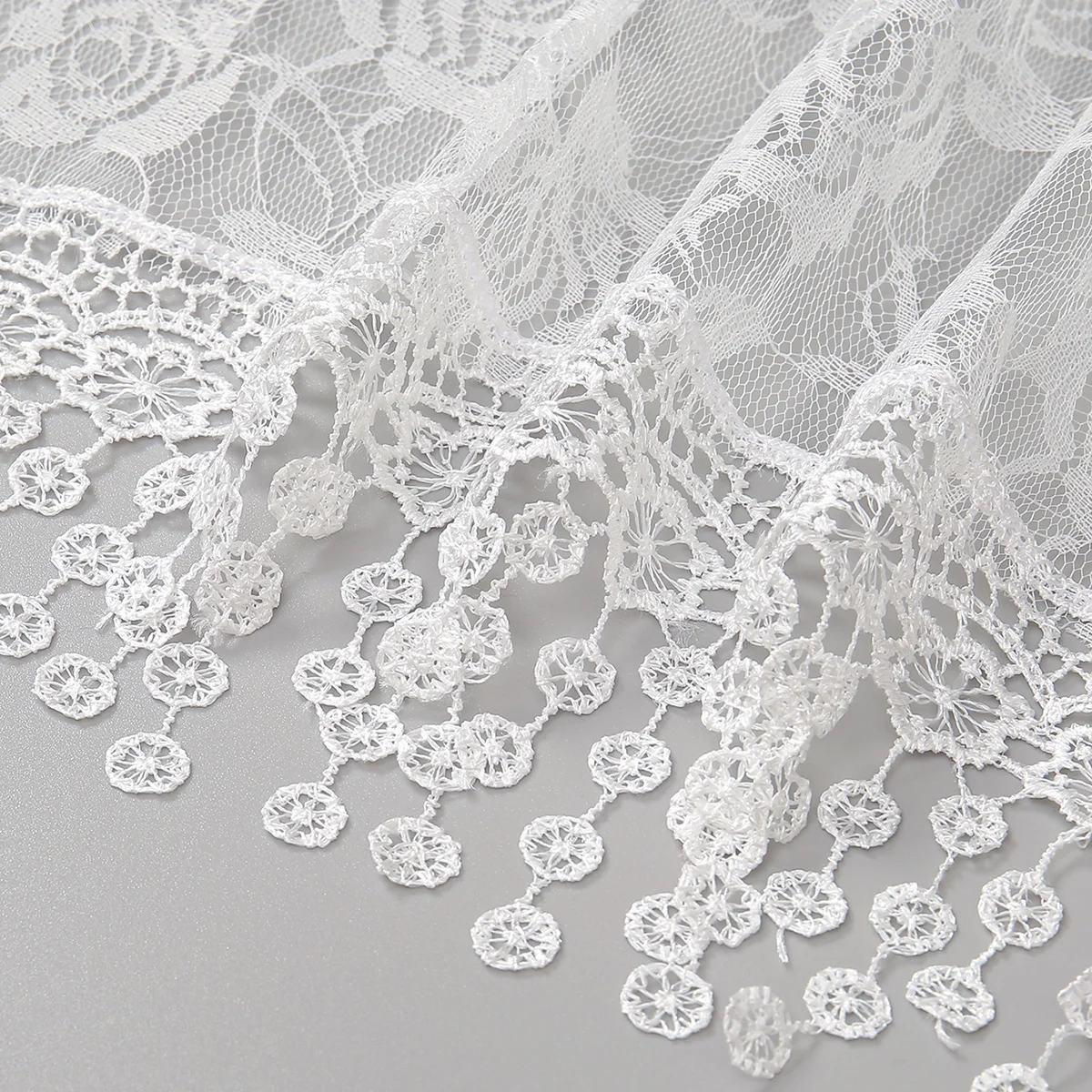 New Embroidery Lace Scarf Shaw - Stole Wedding Shawl avis et prix