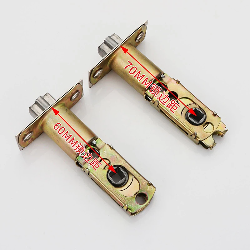 1PCS Three Bar Spherical Lock Tongue Bathroom Ball Lock Core Aluminum Alloy Door Kitchen Bathroom Lock Hardware Accessories
