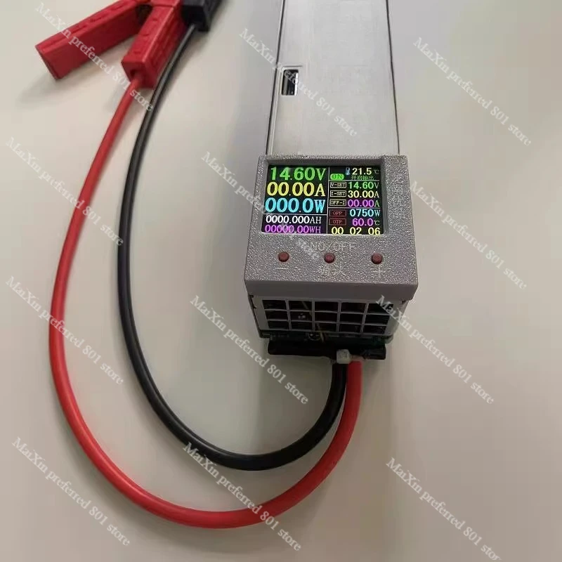 

Color Screen 14.6V 50A High Power Charger for RV 12V LiFePO4 Lead-Acid Li-ion Battery Charging