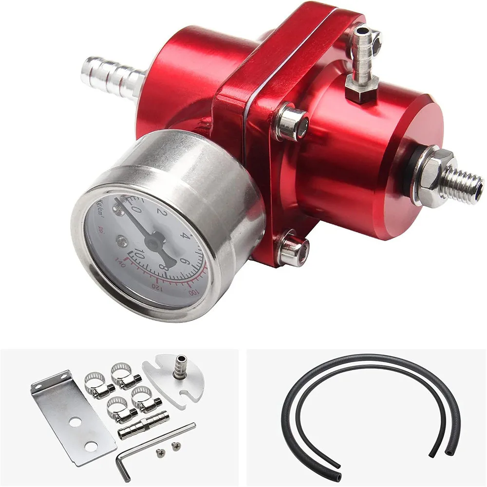 Car modification cross-border fuel pressure regulating valve fuel booster Sifang supercharger aluminum alloy pressure regulator