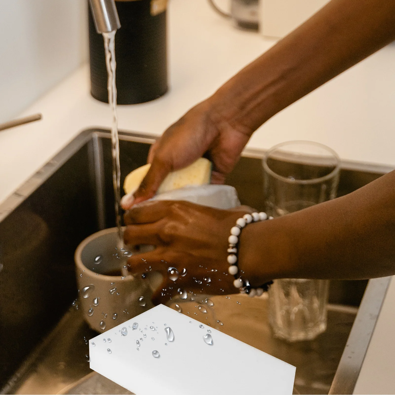 

50Pcs Meticulously Crafted Sponges Kitchen Dish Scrubber Pads Versatile Cleaning Tool Sponge Bulk Sponges