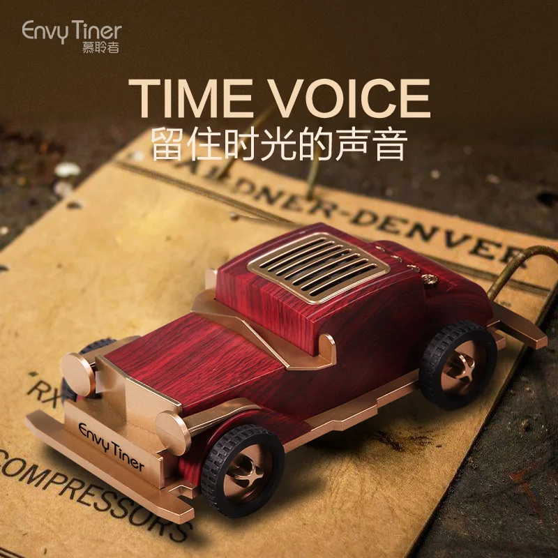 

EnvyTiner Wireless Bluetooth Speaker Retro Car Model Mini Subwoofer Outdoor Small Speaker