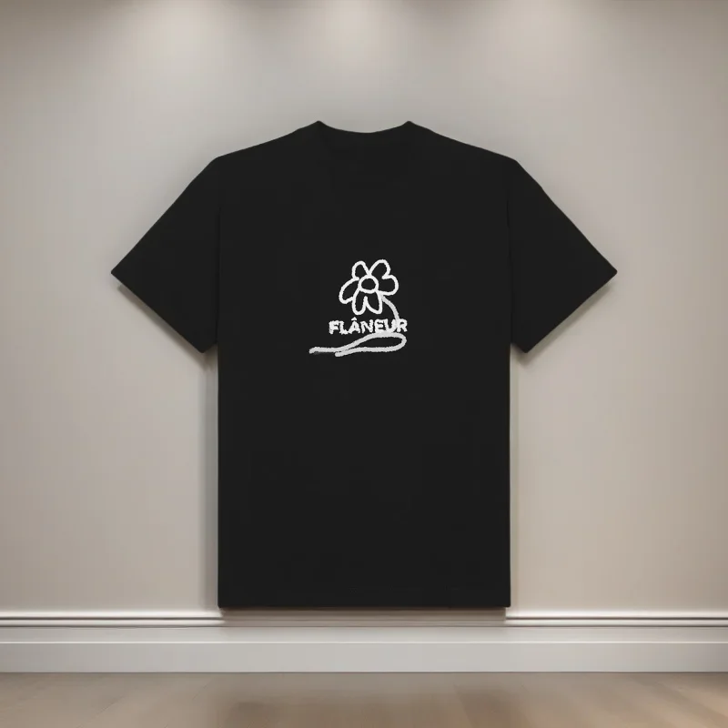 

Футболка с принтом Flanur Homme с цветочной графикой 2025, летняя хлопковая футболка, футболки
