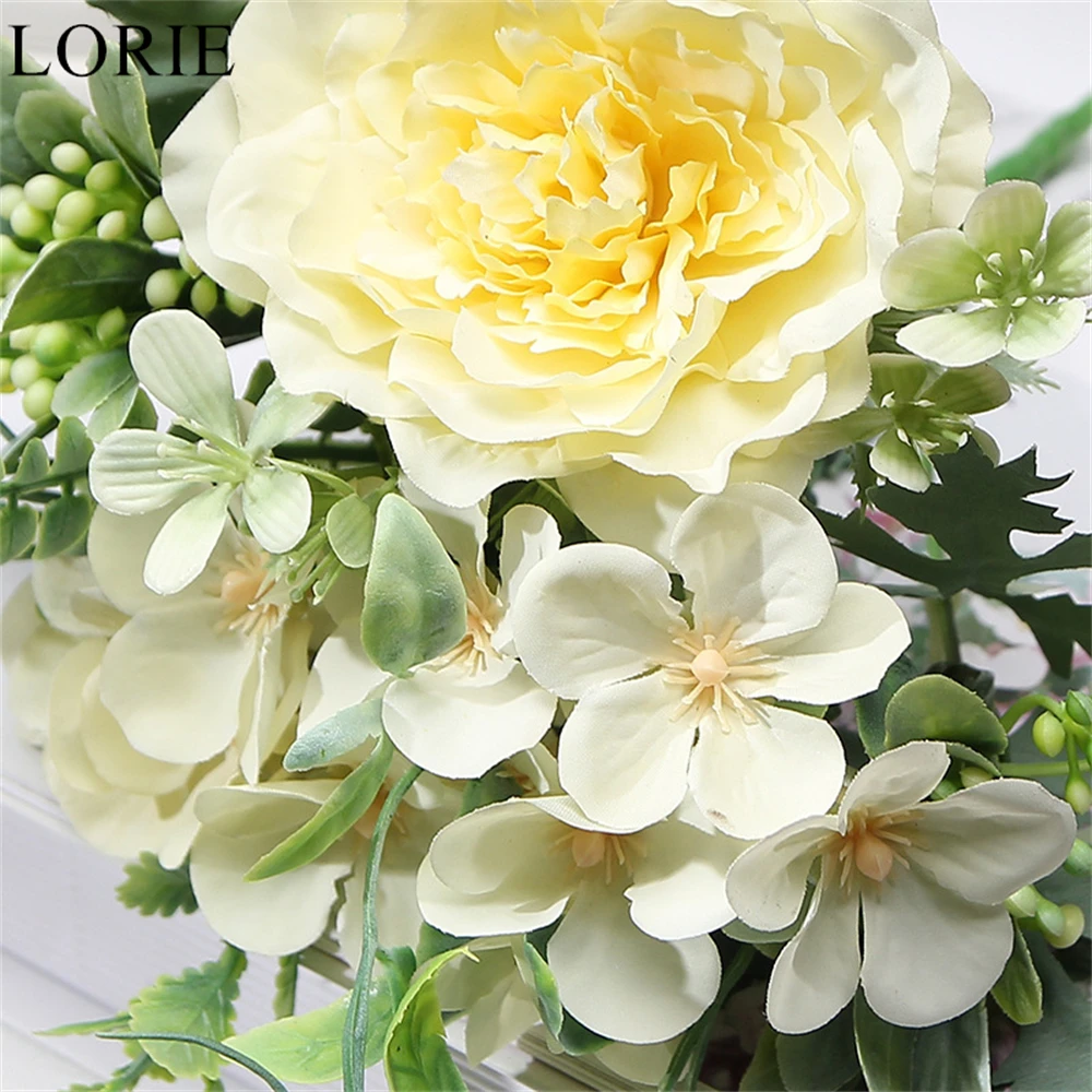 LORIE Artificial Flowers For Wedding Decoration Luxury Wedding Table Flowers Elegant Nordic Style Wedding Party Flowers