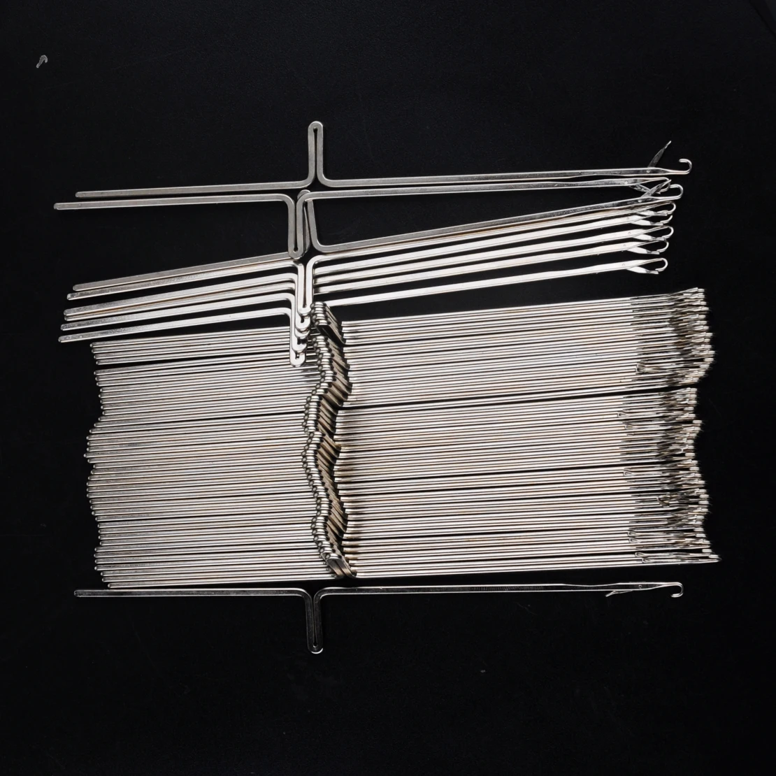 LETAOSK 50PCS Siver Reed Singer Studio Knitting Machine Needle Steel Needles Set fit for SK280 SK360 SK580 SK840