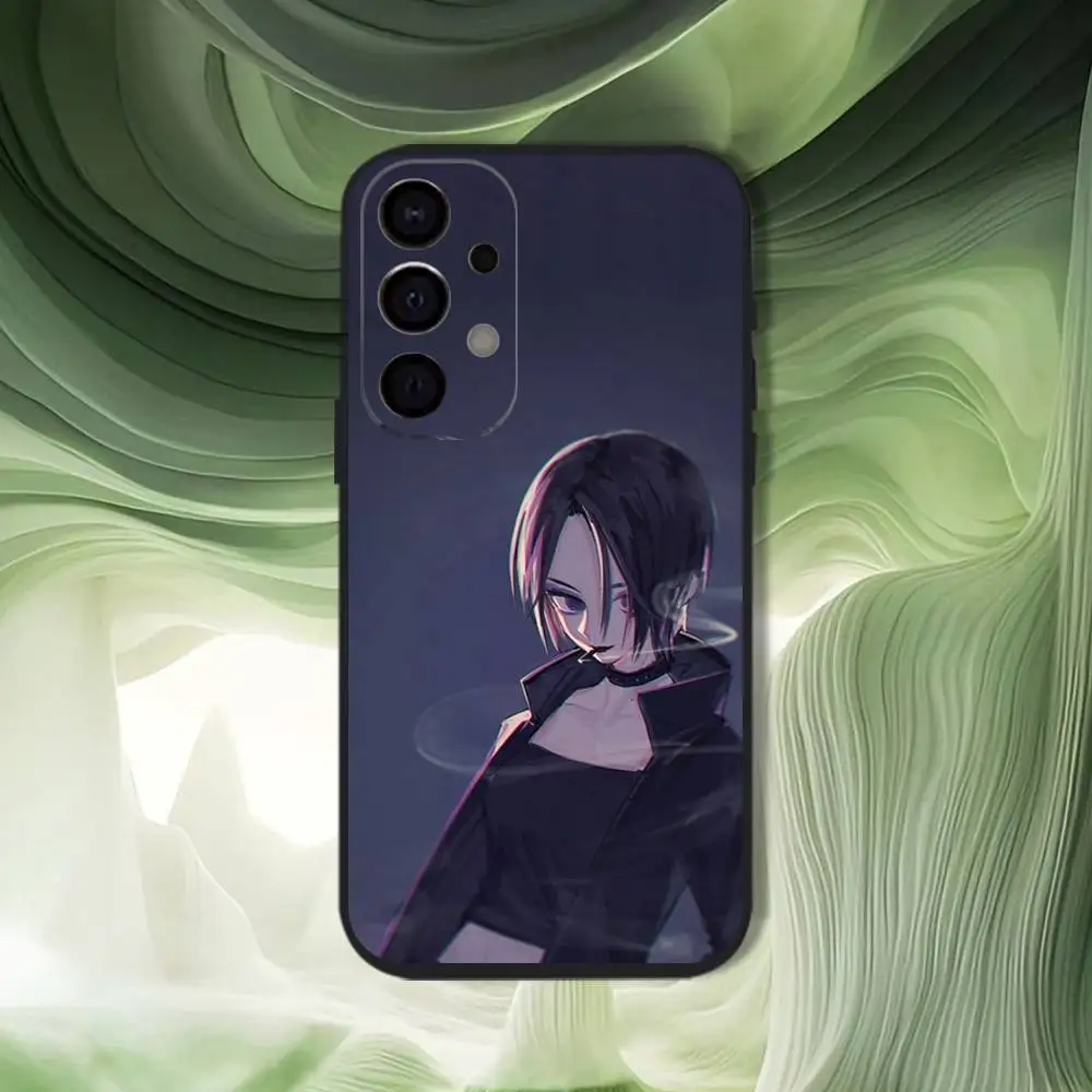 เคสโทรศัพท์ลายการ์ตูนอนิเมะ ออซากิ นันนา สำหรับ Samsung S25,S24,S21,S22,S23,S30,Ultra,S20,Plus,Fe,Lite,5G สีดำ