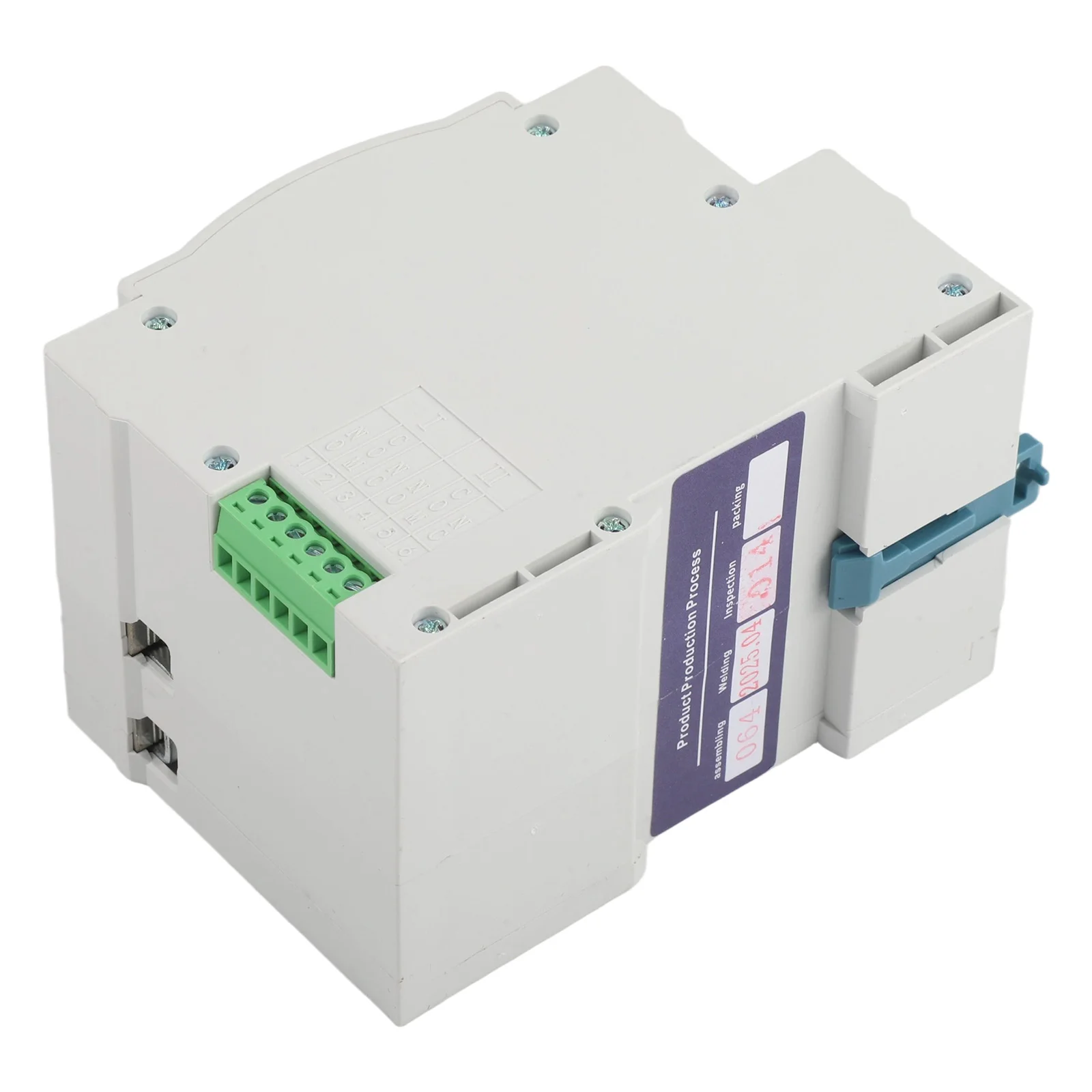 2P 63A Dual Power Automatic Transfer Switch AC220V with Robust PA6 Material Construction for Photovoltaic and Data Center Use