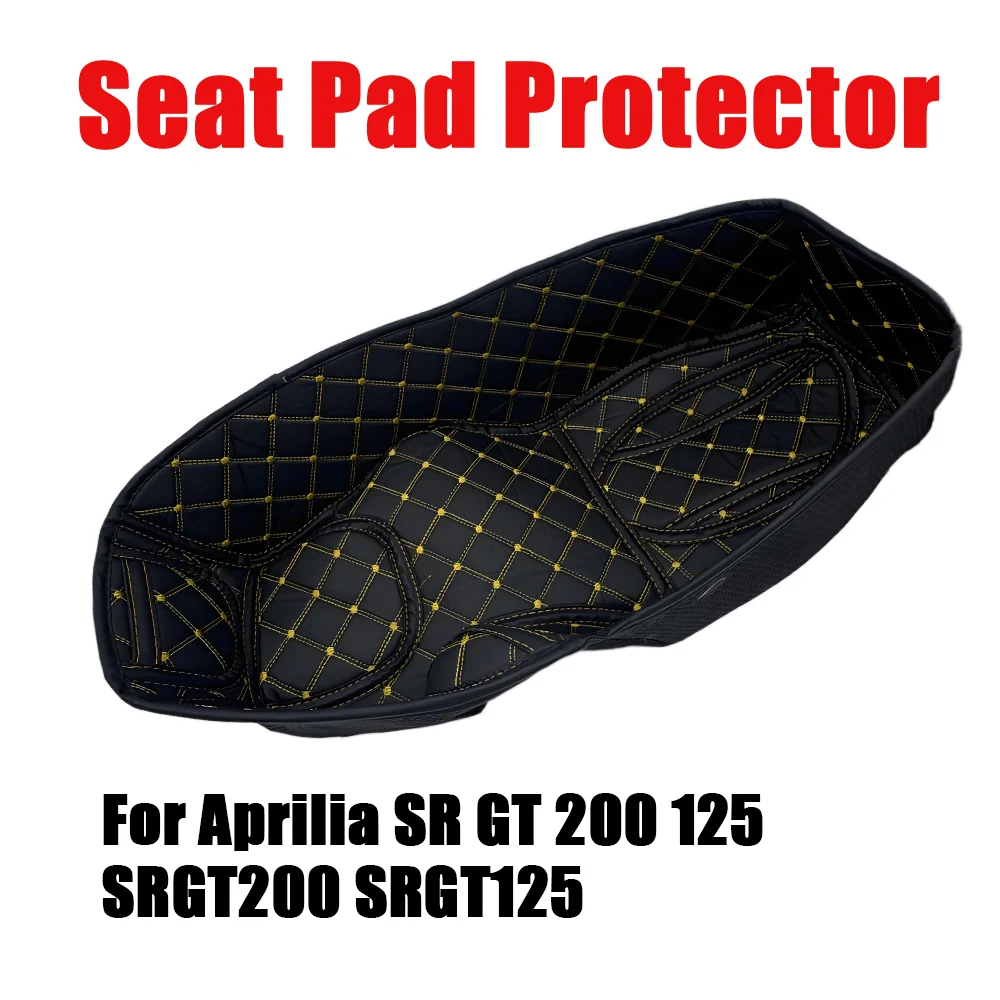 For Aprilia SR GT 200 125 SRGT200 SRGT125 Motorcycle Accessories Trunk Cargo Liner Protector Seat Pad Storage Box Mat Leather