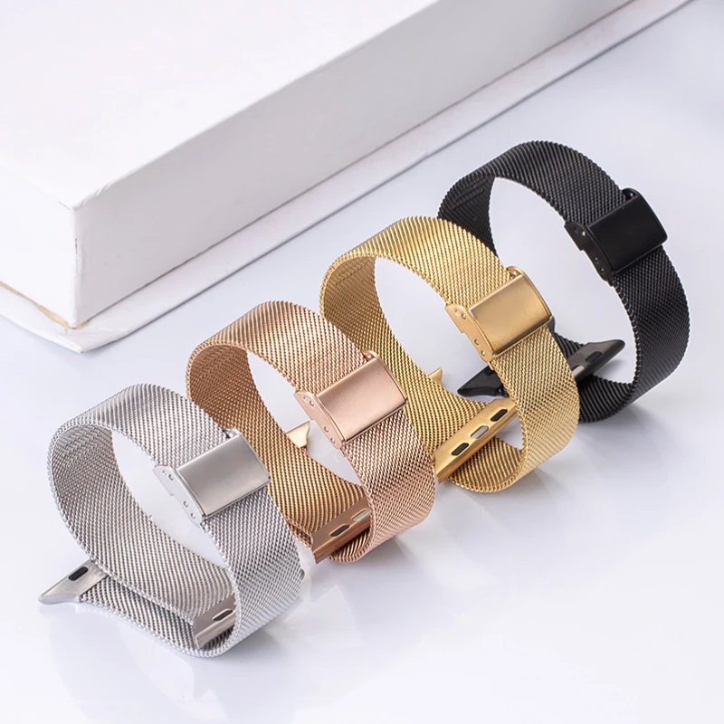 Metal Strap For Apple watch Ultra 49mm 9 8 7 45mm 41mm Breathable replacement wristband For Apple watch 6 5 4 3SE 44mm 40mm 42mm