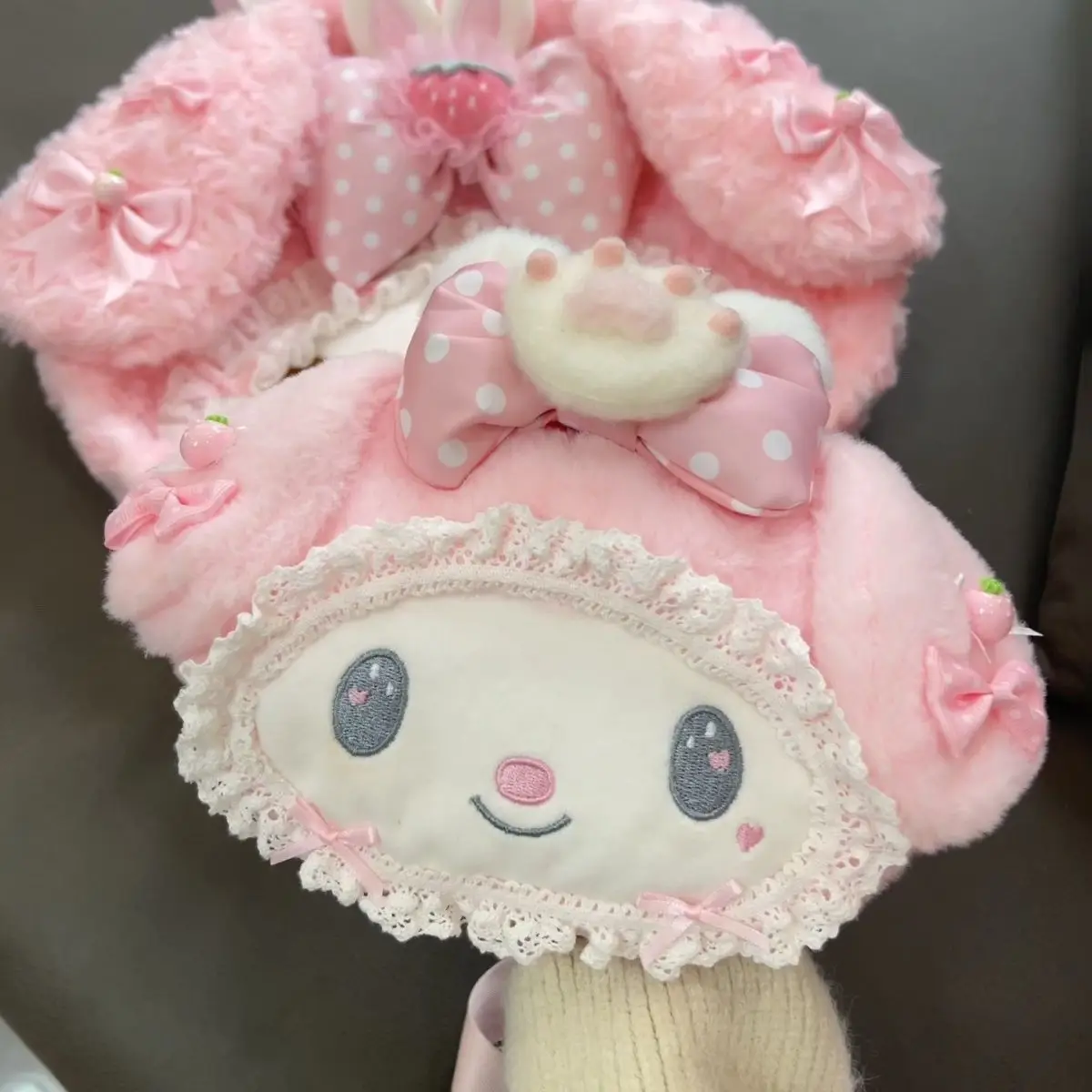 Sanrio's Cute My Melody Cartoon Handbag Pink Multifunctional Lunch Big Small Box Handbag Anime Portable Best Birthday Gifts view 3