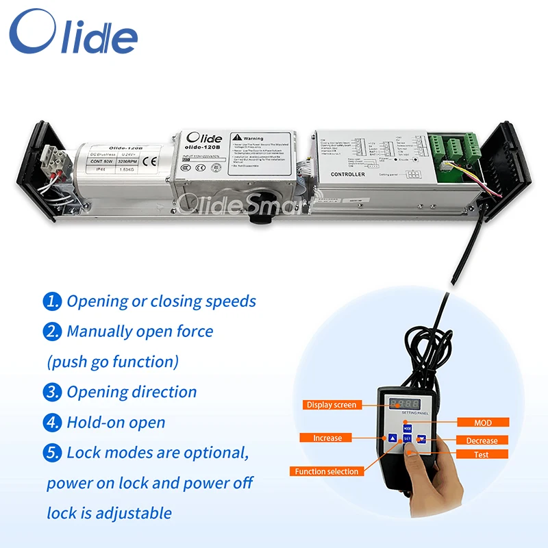 Olide-120B Automatic Swing Door Opener Controller and Hand Programmer