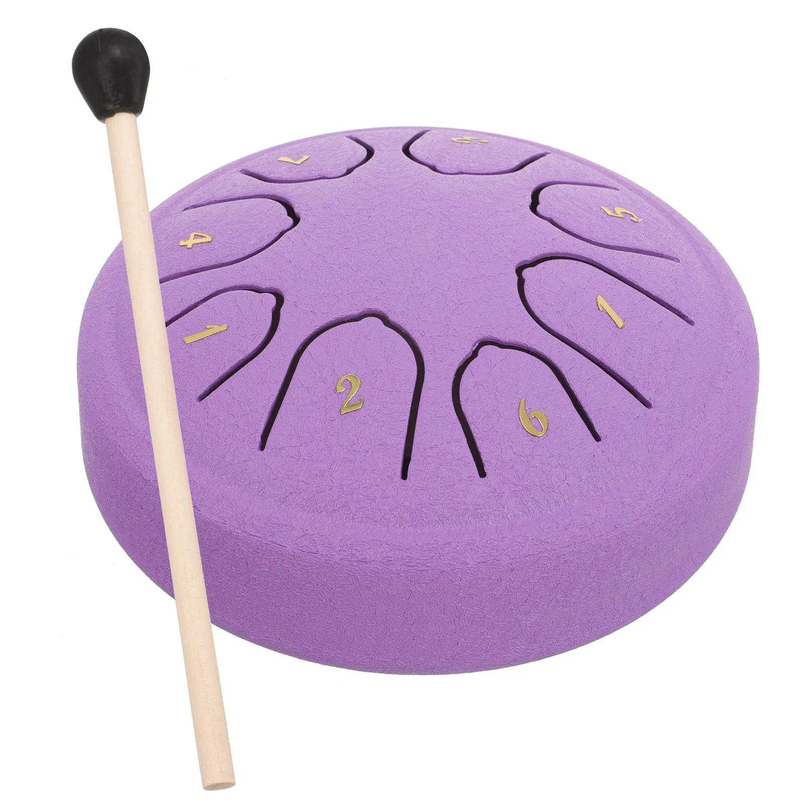1Set Steel Tongue Drum Portable Compact Meditation Instrument for Beginners Stress Relief Music Therapy Gift Hand Percussion
