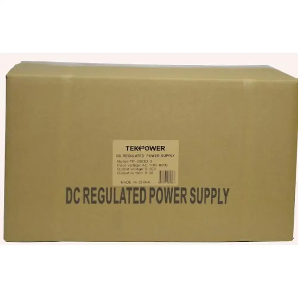 Triple Output Linear DC Power Supply 30V/3A tegangan Lab Grade & pemantauan arus Overload perlindungan operasi terus menerus