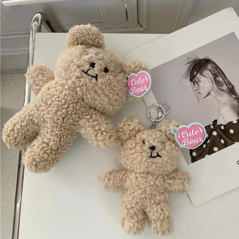 INS Crooked ปากบิสกิตนุ่มหมีจี้ตุ๊กตาสดน่ารัก Kawaii อารมณ์สาวให้แฟนของขวัญวันเกิดของเล่นตุ๊กตา