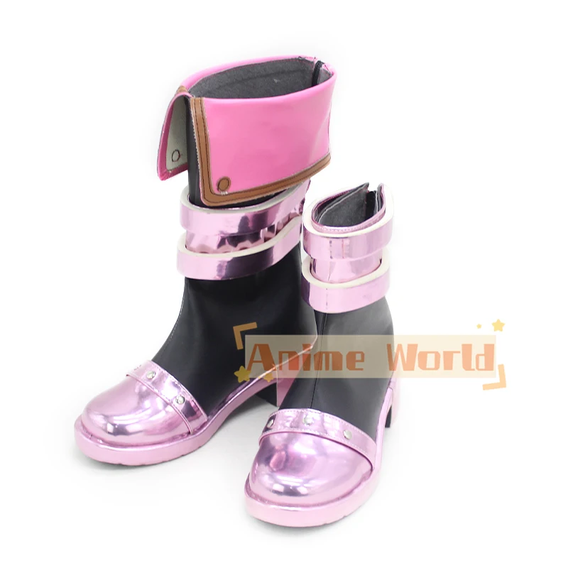 Umamusume Pretty Derby Narita Brian Cosplay Shoes Boots Narita Brian Cosplay Brown Black Long Ponytail  Hair For Halloween Party