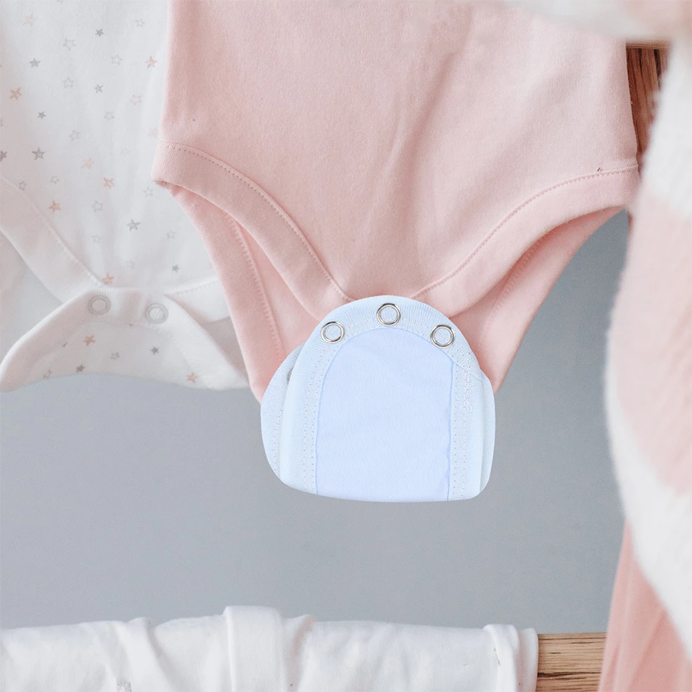 

8pcs Baby Bodysuit Extender Double Layer Pure Cotton Snap Buttons For Newborn Jumpsuit Long Pants Short Sleeve Clothes Diapers
