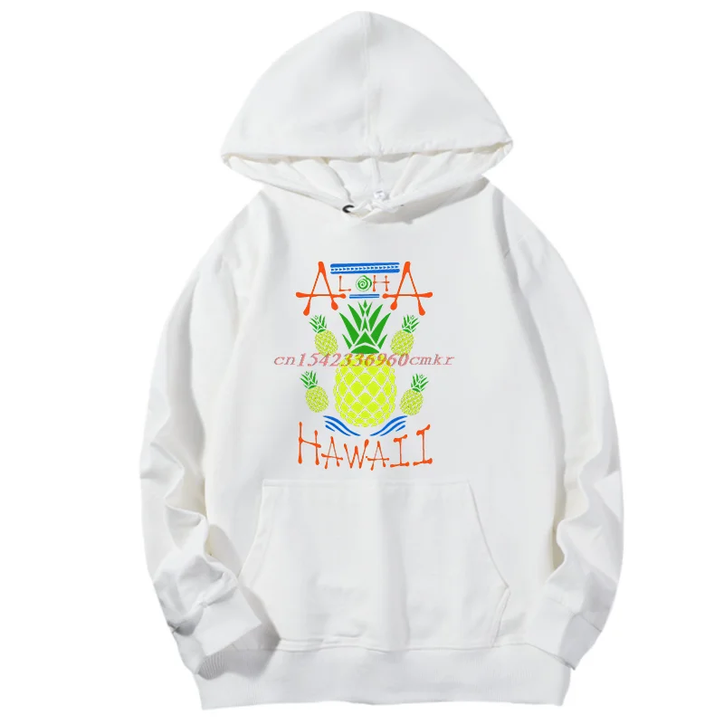 ألوها هاواي الأناناس مضحك الجرافيك هوديس البلوز الجديد في هوديس بلوزات ربيع الخريف قميص قطني بكم طويل معطف الرجال #6