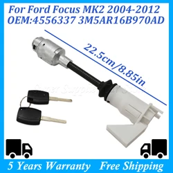 ONE SET For Ford Focus MK2 2004-2012 BONNET RELEASE LOCK REPAIR KIT WITH 2 KEYS CAR ACCESSORIES 4556337 3M5AR16B970AD